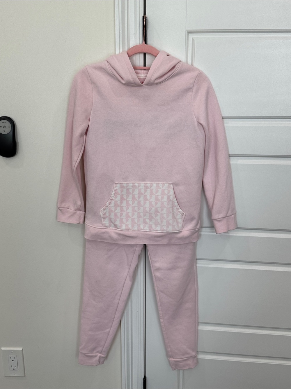 Cat & Jack Girls Sweatsuit Hoodie Joggers Pants Sweatshirt Leisure, Large 10/12